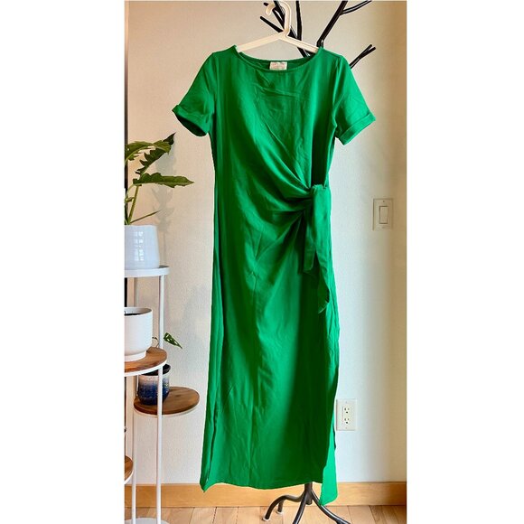 Sezane Pippa Dress, Size Small, Vert/Green, EUC - Picture 2 of 6